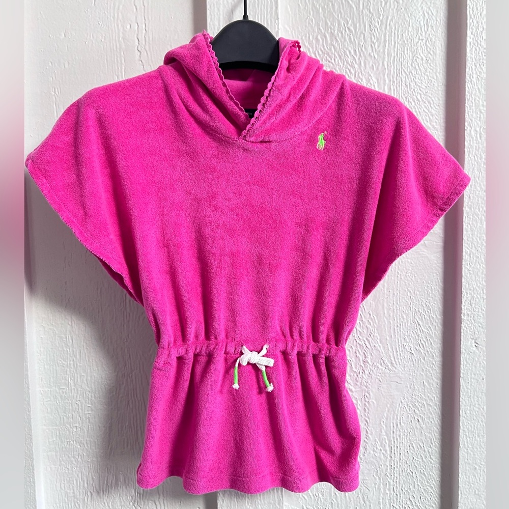 Ralph Lauren Pink Kids Swim Coverup